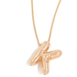 Maison Irem balloon letter necklace